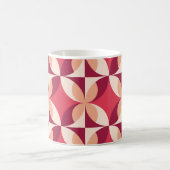 Abstrakte Geometrie: Nahtloses Textildesign Kaffeetasse (Mittel)