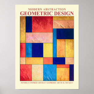 Abstrakte Geometrie Nr. 2 Poster