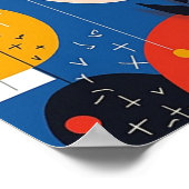 Abstrakte Geometrie Poster (Ecke)