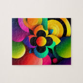 Abstrakte Geometrie Puzzle (Horizontal)