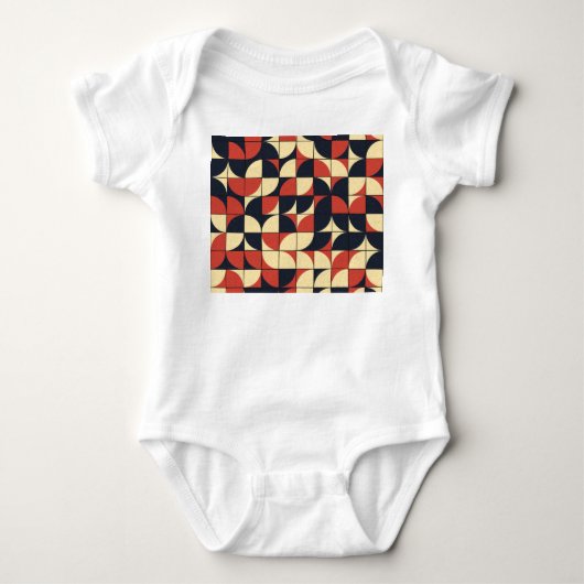 Abstrakte Geometrie: Rechenkunst. Baby Strampler (Vorderseite)