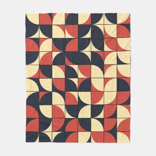 Abstrakte Geometrie: Rechenkunst. Fleecedecke (Vorderseite)