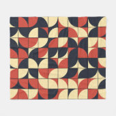 Abstrakte Geometrie: Rechenkunst. Fleecedecke (Vorderseite (Horizontal))