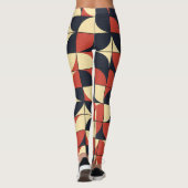 Abstrakte Geometrie: Rechenkunst. Leggings (Rückseite)