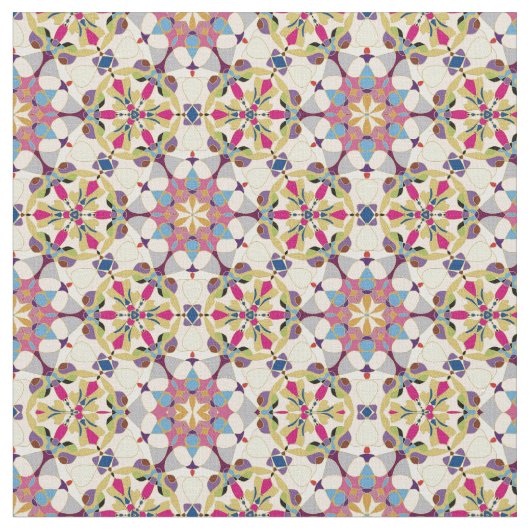 Abstrakte Geometrie Stoff (Nahaufnahme)