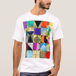 Abstrakte Geometrie: Striche und Schrägstriche T-Shirt