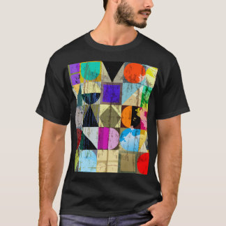 Abstrakte Geometrie: Striche und Schrägstriche T-Shirt