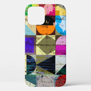 Abstrakte Geometrie: Striche und Spritzer Case-Mate iPhone Hülle