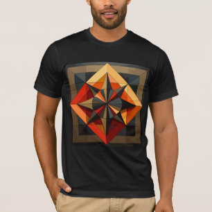 Abstrakte Geometrie T-Shirt