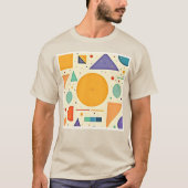 Abstrakte Geometrie T-Shirt (Vorderseite)