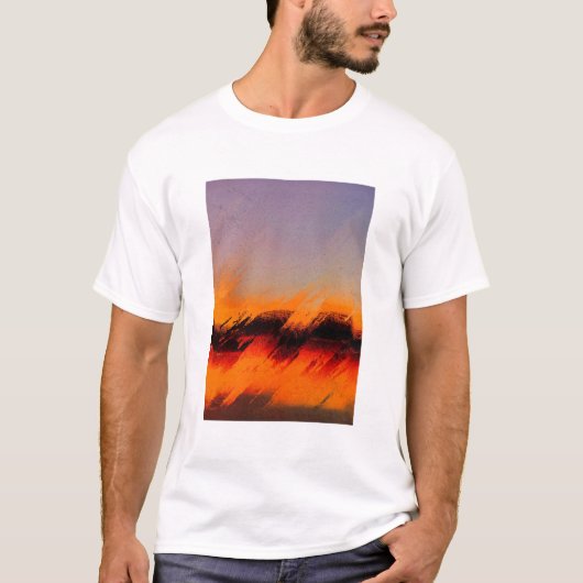 Abstrakte Geometrie T-Shirt (Vorderseite)
