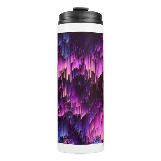 Abstrakte Geometrie Thermosbecher (Vorderseite)
