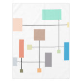 Abstrakte Geometrie Tischdecke (Vorderseite)