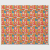 Abstrakte Geometrie: Vintage Papiertextur Geschenkpapier (Flach)