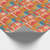 Abstrakte Geometrie: Vintage Papiertextur Geschenkpapier (Ecke)