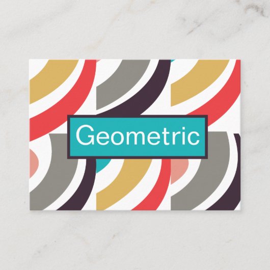Abstrakte Geometrie Visitenkarte (Vorderseite)