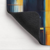 Abstrakte Geometrie von Urban Lights Mousepad (Ecke)