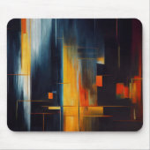 Abstrakte Geometrie von Urban Lights Mousepad (Vorne)