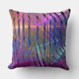 Abstrakte geometrisch gestreifte Dekoration Kissen