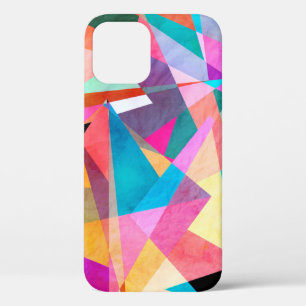 Abstrakte geometrische Aquarellbilder Case-Mate iPhone Hülle