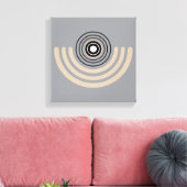 Abstrakte geometrische Arche Leinwanddruck (Insitu (Wohnzimmer))