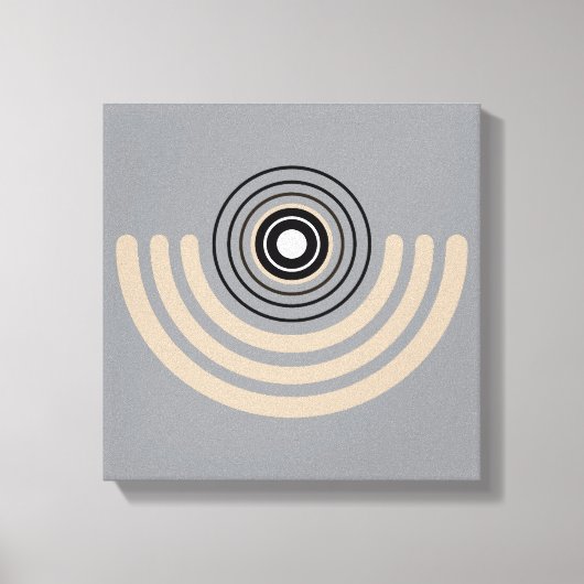 Abstrakte geometrische Arche Leinwanddruck (Vorderseite)