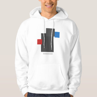 Abstrakte geometrische Balance – Minimale moderne  Hoodie