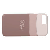 Abstrakte geometrische beige Beschaffenheit, Case-Mate iPhone Hülle (Rückseite (Horizontal))