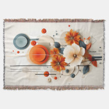 Abstrakte geometrische Blumenmuster