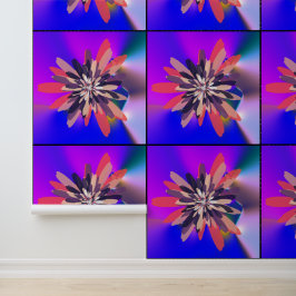 Abstrakte geometrische bunte Vintage-Mandala-Kunst Tapete