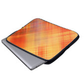 abstrakte geometrische Diagonallinien, blu Laptopschutzhülle (Vorne Knopf)