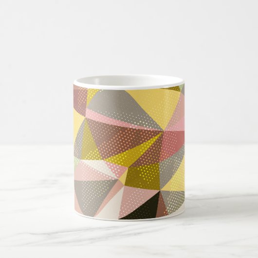 Abstrakte Geometrische Dreiecke. Kaffeetasse (Mittel)