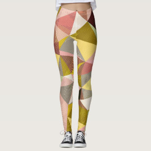 Abstrakte Geometrische Dreiecke. Leggings