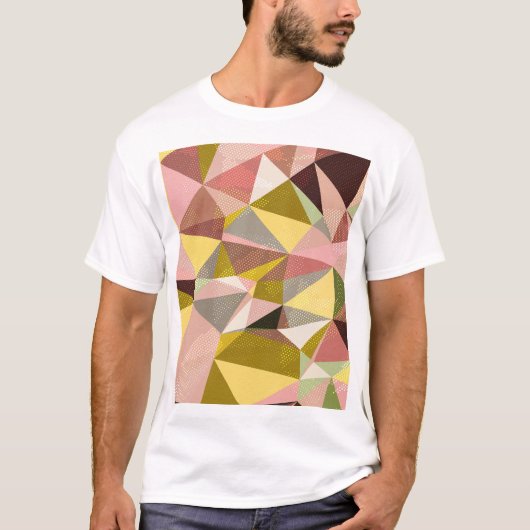 Abstrakte Geometrische Dreiecke. T-Shirt (Vorderseite)