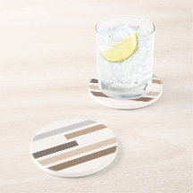 Abstrakte geometrische Erdtöne Streifen Kunstmuste