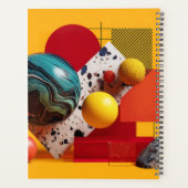 Abstrakte geometrische farbenfrohe Komposition Planer (Rückseite)