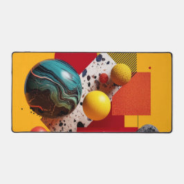 Abstrakte geometrische farbenfrohe Komposition Schreibtischunterlage