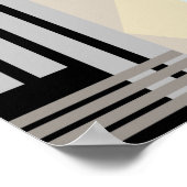 Abstrakte geometrische Figuren Poster (Ecke)
