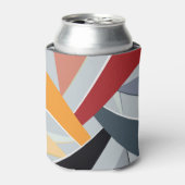 Abstrakte geometrische Form 2 Dosenkühler (Kanne Vorderseite)
