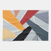 Abstrakte geometrische Form 2 Geschirrtuch (Horizontal)