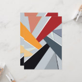 Abstrakte geometrische Form 2 Karte (Vorderseite/Rückseite Beispiel)