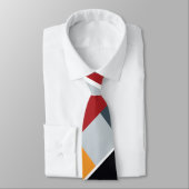 Abstrakte geometrische Form 2 Krawatte (Gebunden)