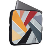 Abstrakte geometrische Form 2 Laptopschutzhülle (Vorne Rechts)