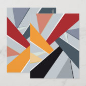 Abstrakte geometrische Form 2 Postkarte (Vorne/Hinten)