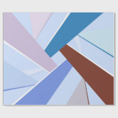 Abstrakte geometrische Form 3 Geschenkpapier (Flach)