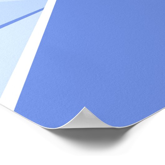 Abstrakte geometrische Form 3 Poster (Ecke)