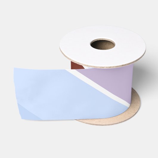 Abstrakte geometrische Form 3 Satinband (Spule)