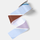Abstrakte geometrische Form 3 Satinband (Rückseite)