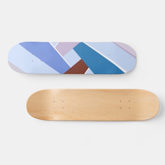 Abstrakte geometrische Form 3 Skateboard (Horizontal)