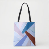 Abstrakte geometrische Form 3 Tasche (Vorderseite)